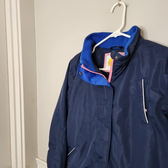 MINI BODEN Navy Rainbow Zip Coat - Picture 2 of 7